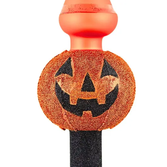 Santa Land 13.0 Inch Ferguson Mcfright Tree Topper Halloween Tree Topper , Halloween Decor Finial Halloween Pumpkin SPARKLING {3}