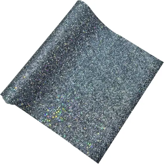 Sparkly Iron Grey Chunky Glitter {4}