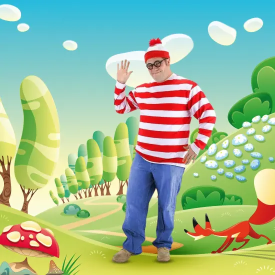 Where's Waldo Adult Costume Kit {5}