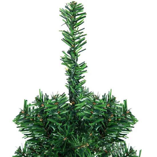 Costway 4Ft Pre-Lit Charlie Pine Christmas Tree Plastic Led Lights {5}