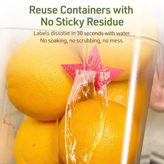 Avery Dissolvable Labels, 2-1/4" x 2-3/8" Star {9}