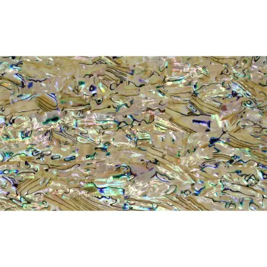 Shell Veneer, 5.5 x 9.5 inches | WMOP, BMOP, Abalone | Includes 3M Adhesive Sheet for Application, Great for Inlay Projects Natural Extra Light {1}