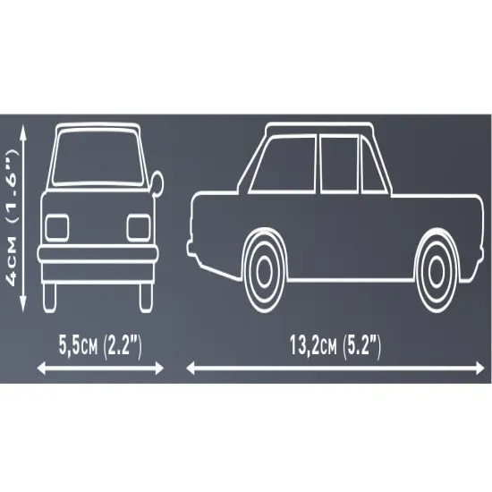 COBI Historical Collection Opel Rekord C 1900L Vehicle {4}