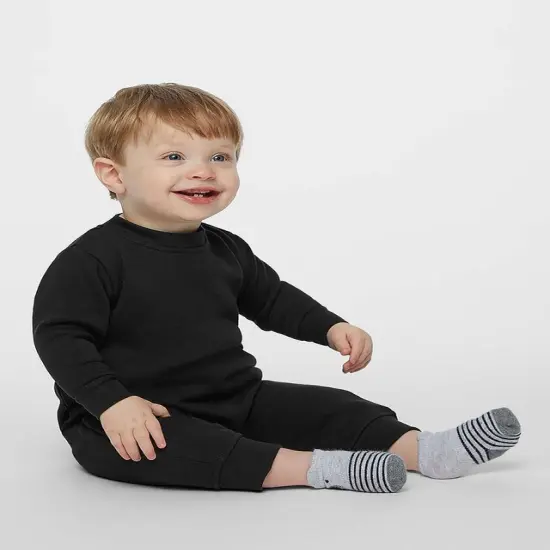 Rabbit Skins&reg; Infant Fleece One Piece Black {1}