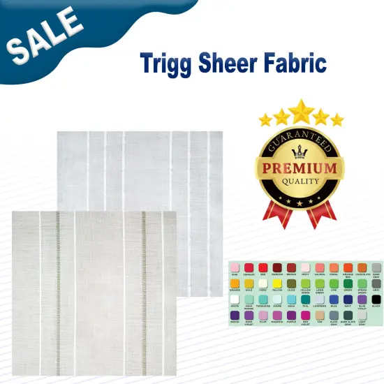 Trigg Sheer Fabric Stone {2}
