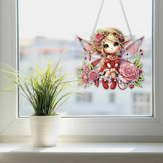 Angel Hanging Diamond Art Painting Kits for Adults Beginners, 5D Special Shape Diamond Art Kits {2}