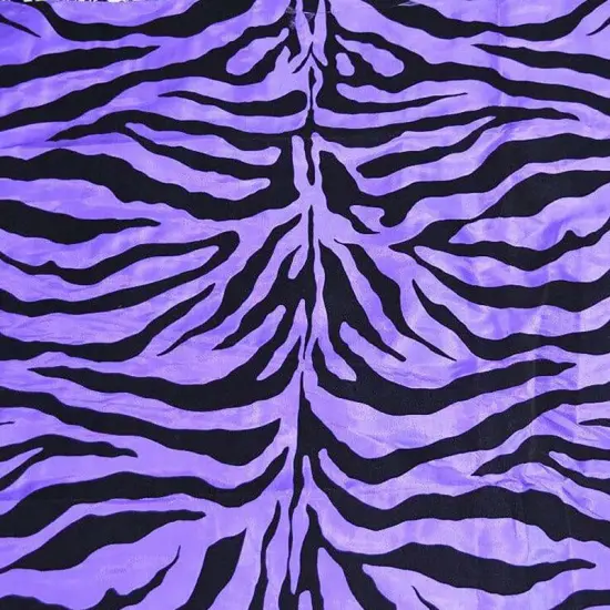 Zebra Flocking Taffeta Flocking Velvet Zebra Fabric 60" Wide Red Zebra {7}