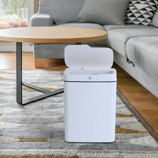 Intelligent Three-mode 15L/3.96gal Induction Garbage Can Perfect for Bedroom, Bathroom, Office {1}