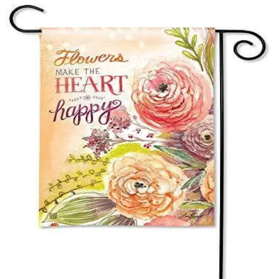 Fresh Flowers Spring Garden Flag Decorative Floral {1}