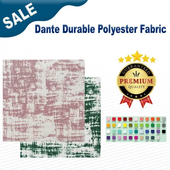 Dante Durable Polyester Fabric Black {2}