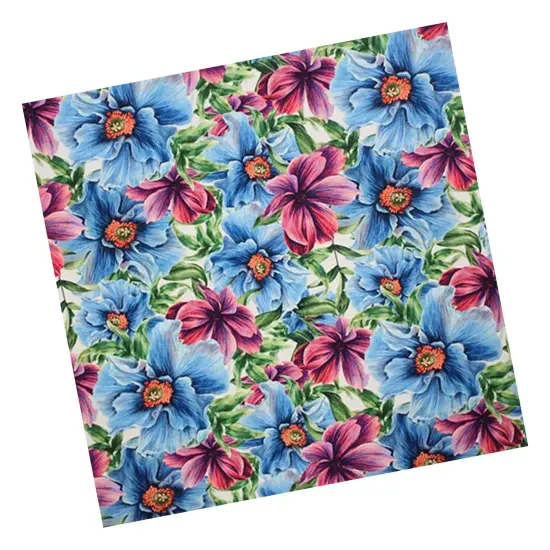 Floral Gems Printed Spandex {4}