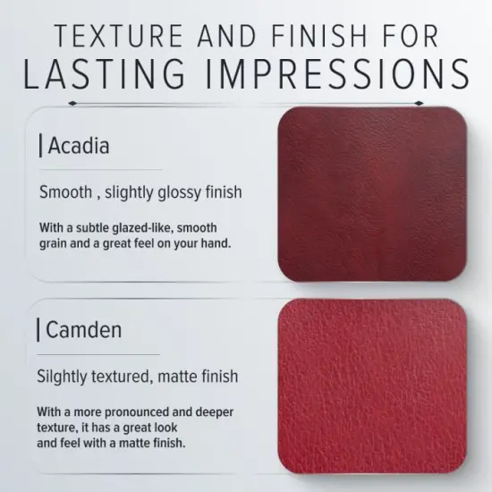 Gallery Leather Guest Book Funeral, Celebration of Life, Memorial, 192 Lined Pages, Bonded Leather, Hardcover Acadia White {6}