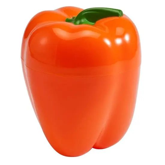 Hutzler Pepper Saver Keeper Storage Container - Keeps Fresh Longer Green {6}