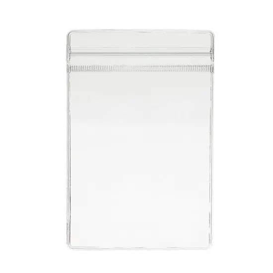 100 Pack Clear Plastic Bags for Jewelry, Earrings, Necklaces, Mini Resealable Bags for Small Business (3.15 x 4.75 In) {6}