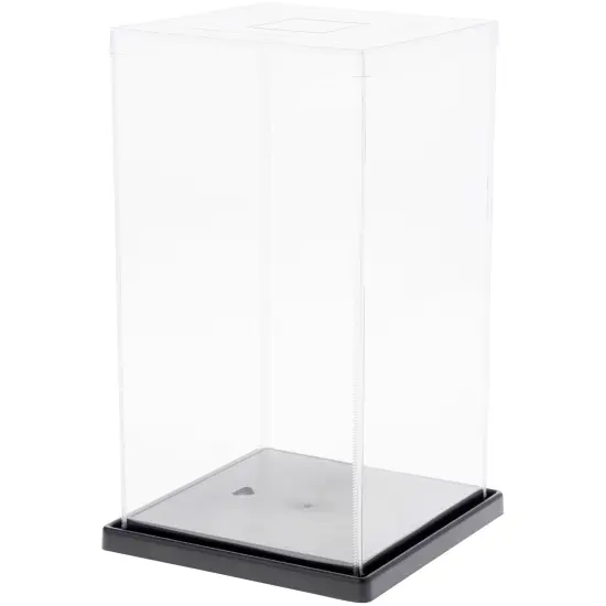 ExpoCase Plastic Folding Display Cover for Dolls, 6.5" W x 6.5" D x 12.125" H {1}