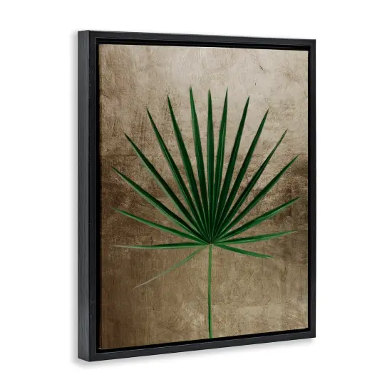 Stupell Industries Earthy Fan Palm Floating Frame, design by Anna Lischenko {3}