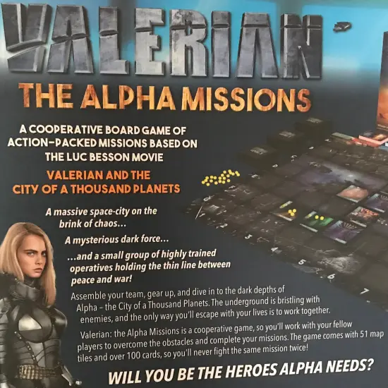 Valerian: The Alpha Missions - Strategy Board Game - 2-4 Players {7}