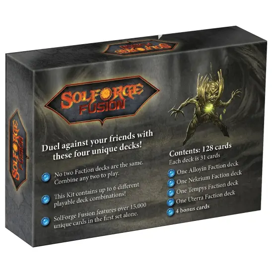 SolForge Fusion: Booster Kit - Expansion, Hybrid Deckbuilding Card Game, 4 Unique Faction Decks, Lane Based Combat, Collectible, Tabletop & Online {3}