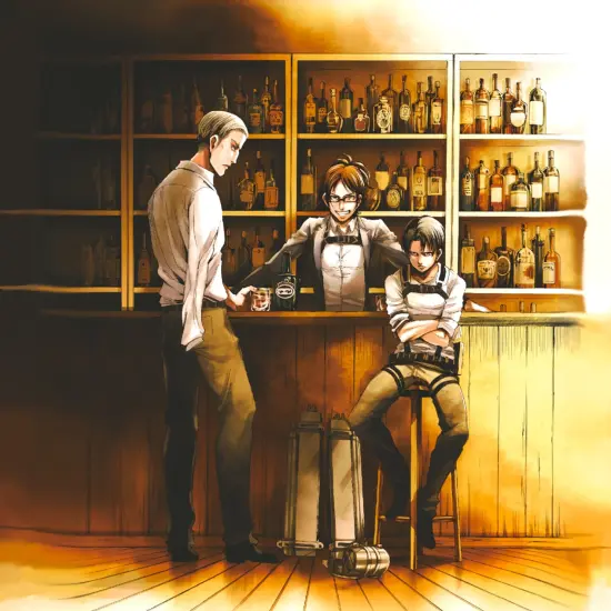 UniVersus: Attack on Titan: Origins of Power - Temporary Reprieve Playmat - 24 x 14" Neoprene Mat, Tabletop Card Game Accessory, UVS Games, Licensed {3}