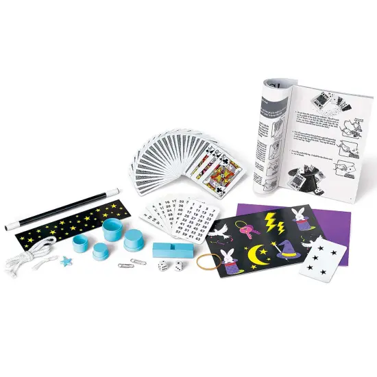 4M: KidzLabs: Magic Kit - Learn & Perform 12 Magic Tricks, Slight Of Hand Set, Step-By-Step Instruction Booklet, Wand & Accessories, Kids Ages 8+ {5}