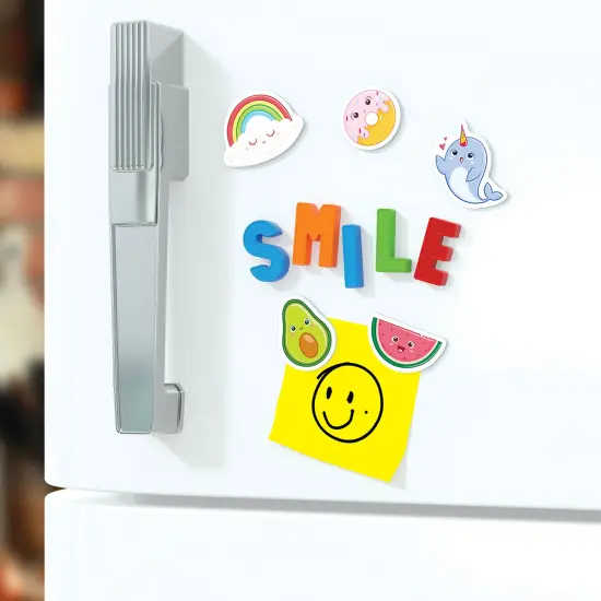 Quercetti: Play Montessori: ABC & 123 - Magnetic - 106pc Letters & Numbers Educational Toy, Math & Spelling Learning Tool, Fridge Magnets, Kids 4+ {3}