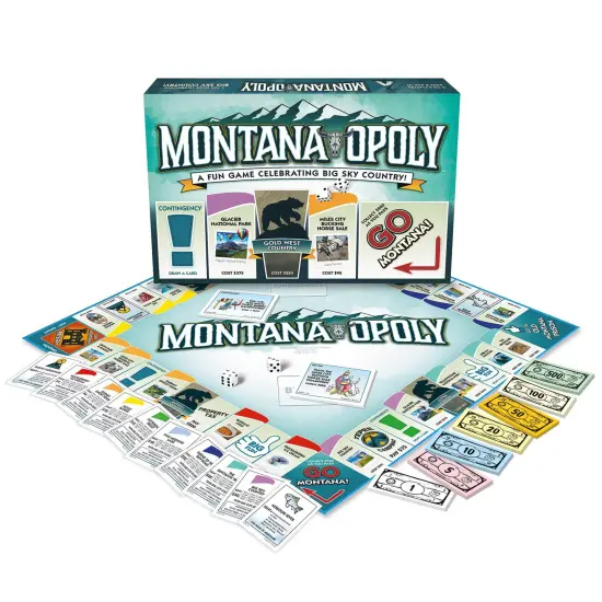 Late For The Sky: Montana-Opoly Monopoly Board Game {7}