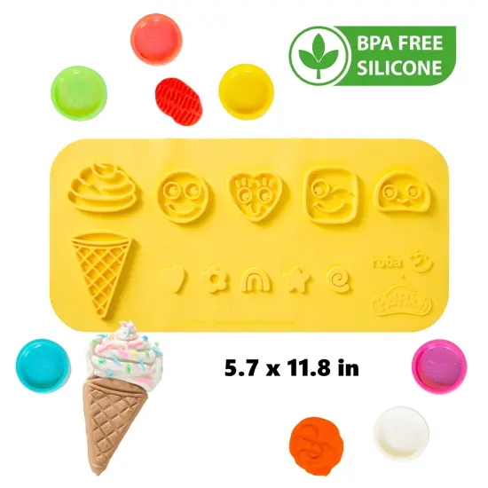 Play-Doh: Creative Playset - All Inclusive Clay Art Set, (6) 1oz Play-Doh Containers, Storage Box, Apron, 3pc Wooden Tools, 3D Silicone Mat, Kids 3+ {6}