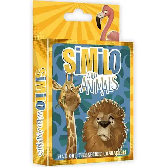 Similo: Wild Animals - Cooperative Deduction Card Game, Horrible Guild, Ages 7+, 2+ Players, 10 Min {1}