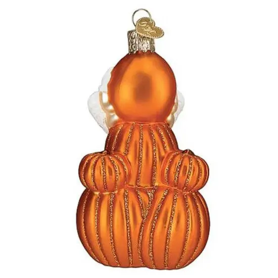 Old World Christmas 4.0 Inch M&M's Orange Autumn Fall Tree Ornament , Pumpkins Chocolate {2}