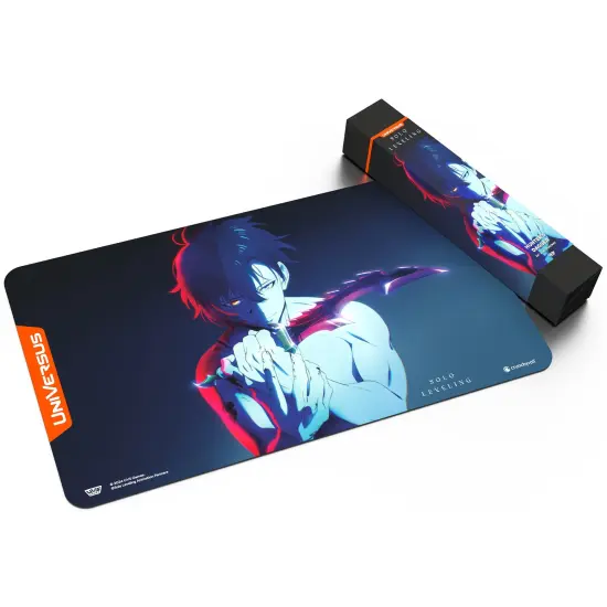 UniVersus: Solo Leveling: Hunter's Dagger Playmat - 24 x 14" Neoprene Mat, Non-Slip Back, Tabletop Card Game Accessory, UVS Games, Officially Licensed {6}