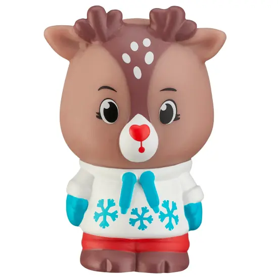 Timber Tots: Gla Gla Reindeer Family - 4 Character Set, Toy Figurines, 1.75-2" Animal Miniatures w/ Unique Details, Nature Playset, Kids-Toddler 18Mo+ {6}