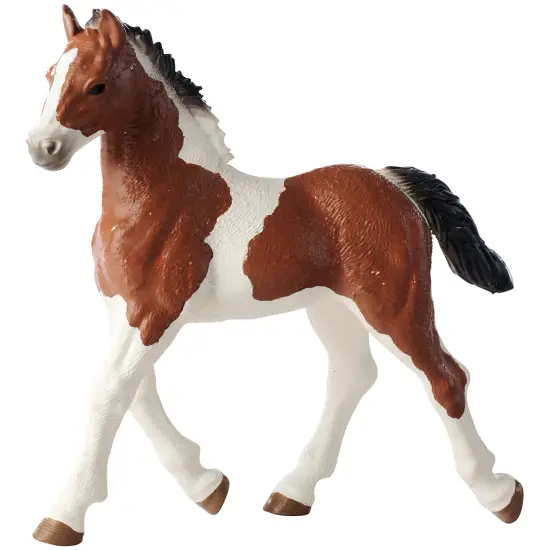 Simba Toys: Foals Set &ndash; 5 Detailed Horse Figurines, 3" Toy Animal Miniatures, Various Colors & Breeds, Collectible Figures, Nature World, Kids 3+ {7}