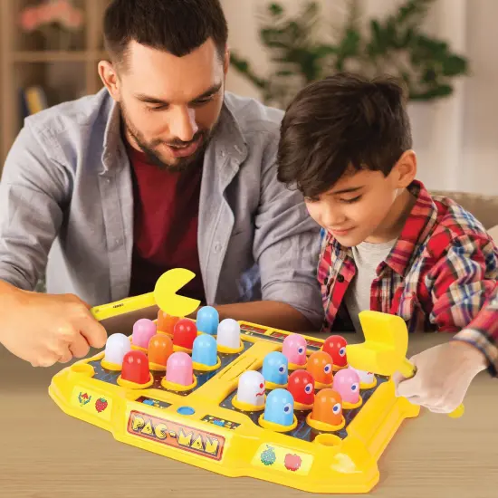 Pac-Man: Arcade Smash-A-Ghost - Premium Series, Lights & Sounds Tabletop Game, LED Scoreboard, 4 Game Modes, Licensed, Adults & Kids 6+, 1-2 Players {5}