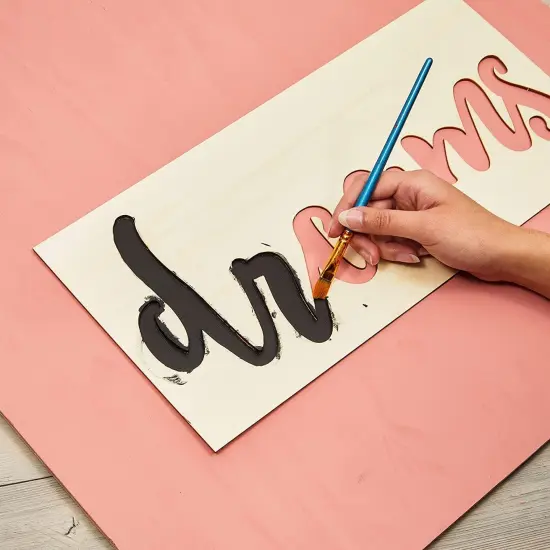 Positive Wood Stencil Templates for Crafts, DIY Projects, Painting (8 Pack) {3}