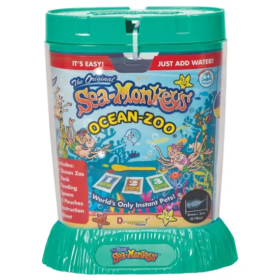 Sea-Monkey: Ocean Zoo - Surprise Assorted Color, 5.7" Aquarium, World's Only Instant Pet, Tiny Brine Shrimp Growth Set, Educational Kit, Kids Ages 6+ {1}