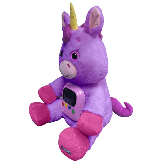 Happy Nappers: Photoflix - Beebee Purple Unicorn - Photo & Video Viewer, Digital Screen, Plush Animal Toy, USB & Headphones, Upload & Share, Kids 3+ {4}
