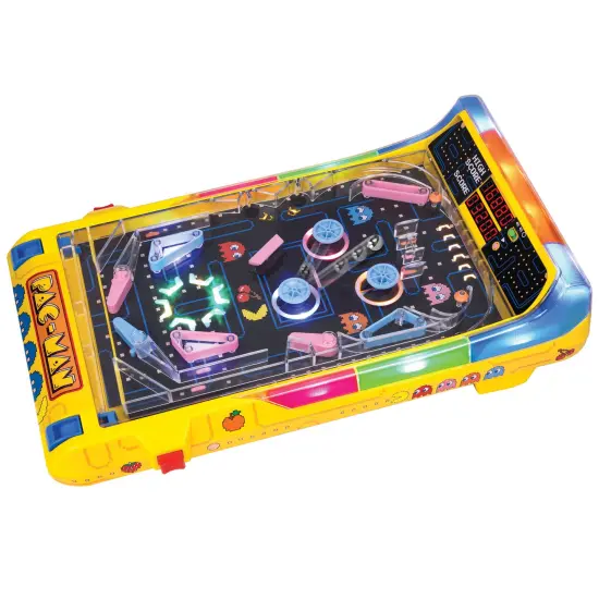 Ambassador Games: Pac-Man Arcade Pro Pinball - Light & Sound Tabletop Game, Vibrating Bumbers, Flashing LEDs, Scoreboard, Licensed, Adults-Kids 6+ {3}