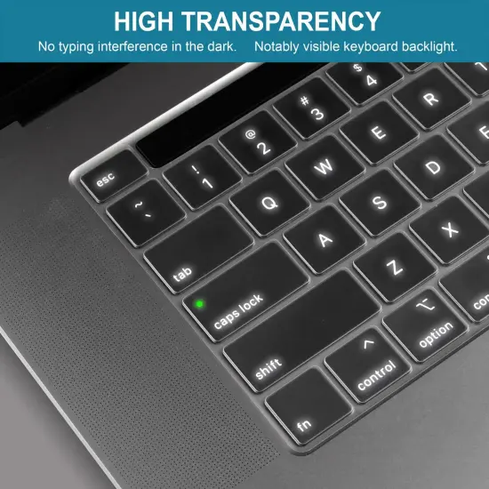 Insten Keyboard Cover Protector Compatible with 2020 Macbook Pro 13", Ultra Thin TPU Skin, Tactile Feeling, Anti-Dust, Clear {5}