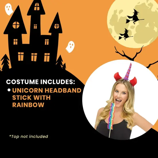 Snapchat Unicorn Filter Adult Costume Kit {5}