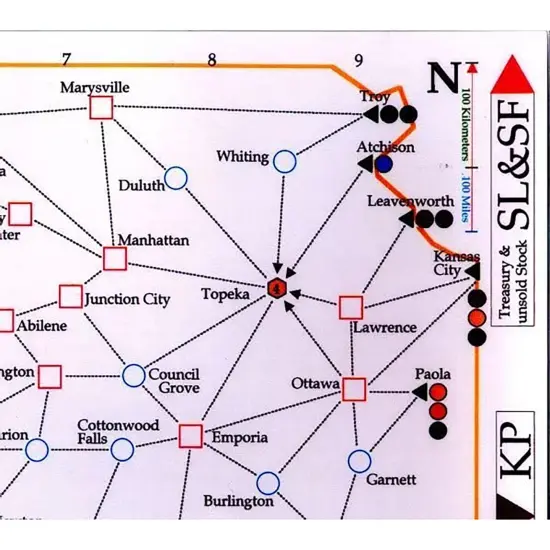 Rio Grande Games: Prairie Railroads - Train Strategy Board Game, Economy & American Railway Game, Investment & Bidding, Ages 14+, 3-5 Players, 60 Min {3}