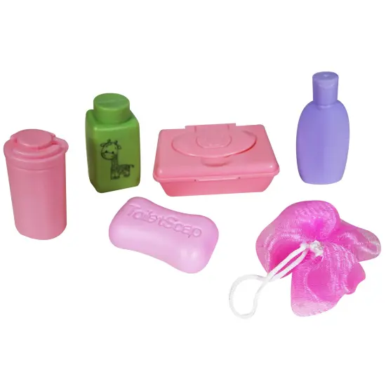 Lissi: 12" Baby Doll Playset - Pink, Purple, Unicorn - 16pc Toy Care Accessories - Doll Feeding & Nurture Set, Pretend Play Toy, Kids Toddlers Ages 2+ {4}