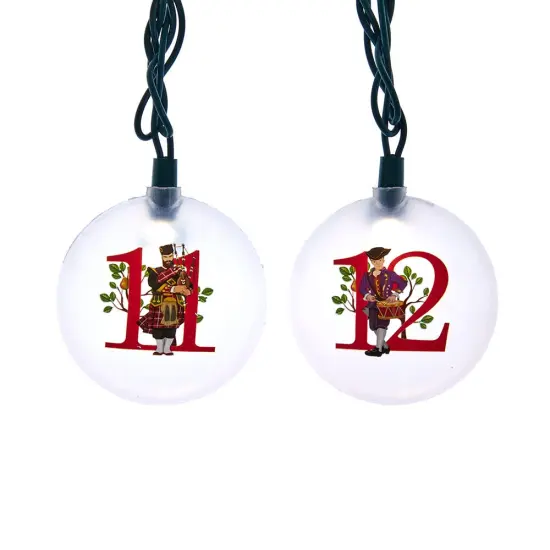 Kurt Adler UL 12-Light 12 Days of Christmas Light Set {6}
