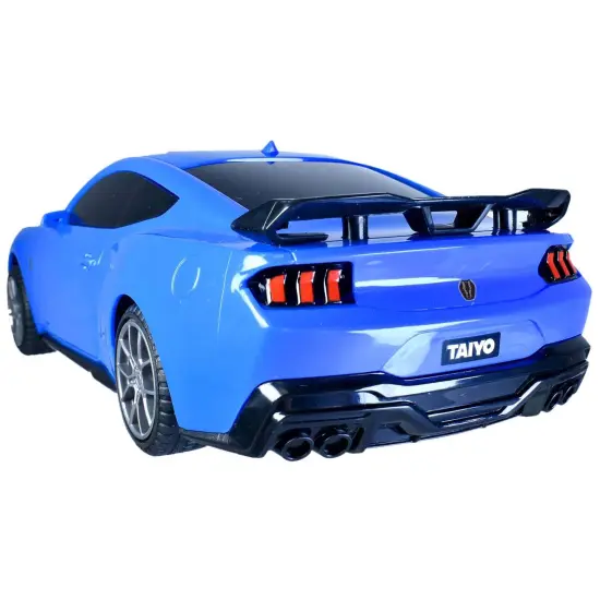 Taiyo: Ford Mustang GTD Dark Horse RC - Blue - 1:18 Scale Car, 2.4Ghz Remote Controlled Vehicle, Controller, Battery Operated Sports Car, Licensed {6}