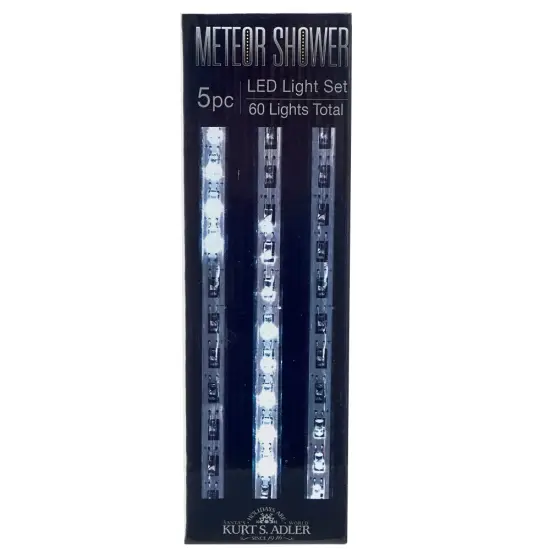 Kurt Adler 60-Light 5-pieces Meteor Shower Snowfall Set {1}