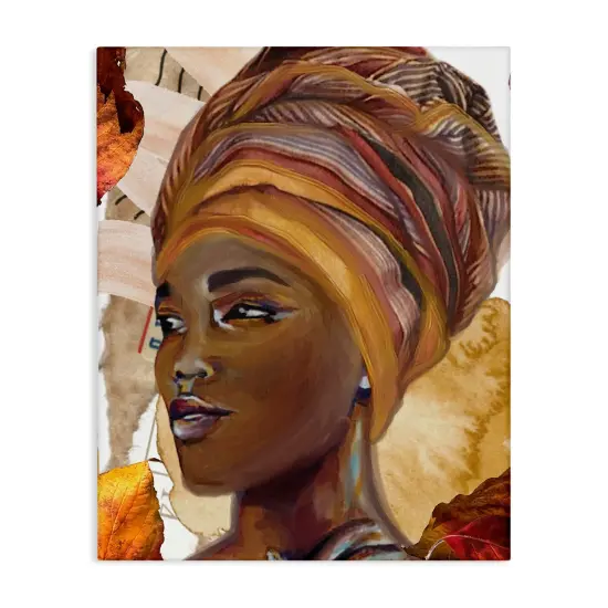 Stupell Industries Natural Tone Woman Portrait Canvas Wall Art Design by Jesse Keith {1}