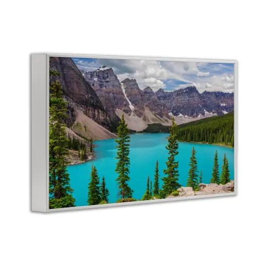 Stupell Industries Vivid Blue Valley Pond Framed Giclee Wall Art Design by Marty Hulsebos {3}