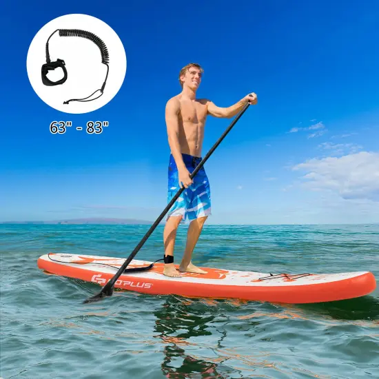 Goplus 10'5''/11' Inflatable Stand Up Paddle Board with Backpack Aluminum Paddle Pump {4}