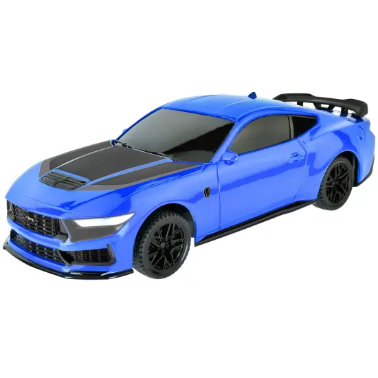 Taiyo: Ford Mustang GTD Dark Horse RC - Blue - 1:18 Scale Car, 2.4Ghz Remote Controlled Vehicle, Controller, Battery Operated Sports Car, Licensed {1}