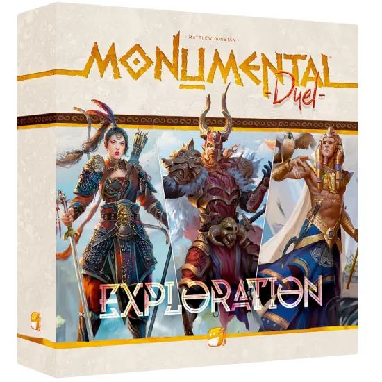 Funforge: Monumental Duel - Exploration - Civilization Deck-Building Board Game, Strategy Game, Combine Or Standalone, Ages 10+, 2 Players, 60-90 Min {1}