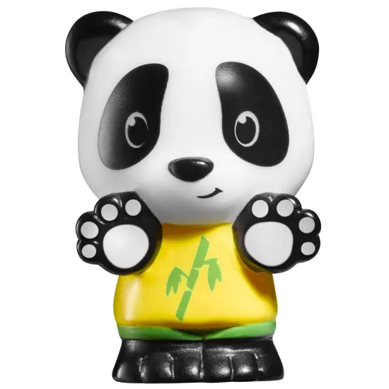 Timber Tots: The Quad - Red - 2pc, ATV Bike Vehicle & Panda Animal Figurine, POP Feature Storage Trunk, Nature Toy Playset, Kids & Toddlers 18Mo+ {6}